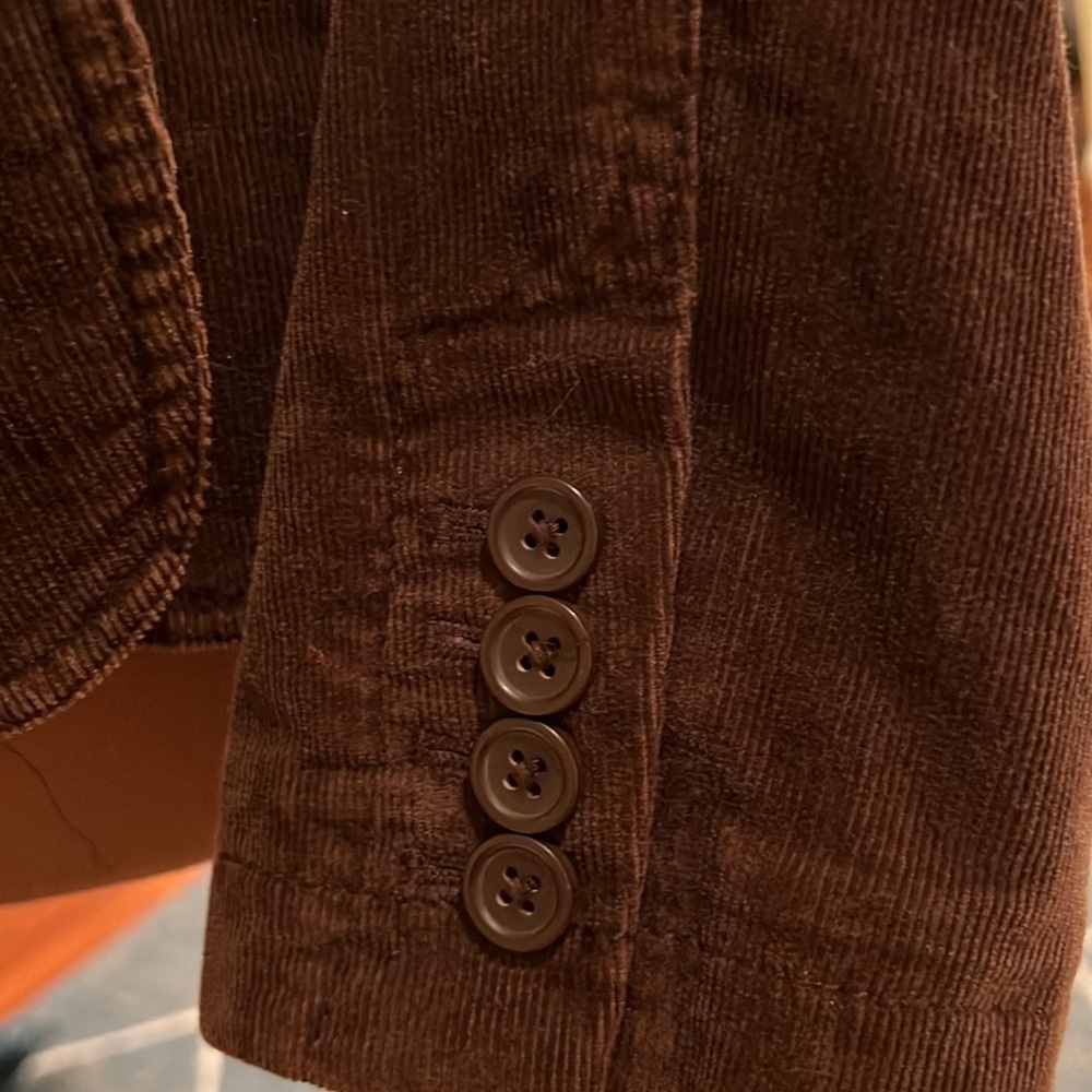 Preloved Express Design Studio Brown Corduroy Bla… - image 8
